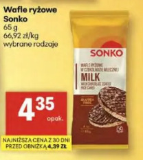 Wafle ryżowe Sonko