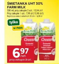 Śmietanka UHT 30% Farm Milk