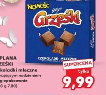 Goplana Grześki Czekoladki mleczne z chrupiącym nadzieniem