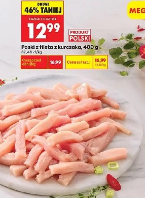 Paski z fileta z kurczaka