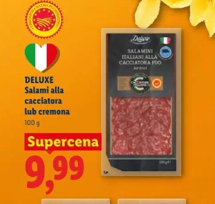 Deluxe Salami alla cacciatora lub cremona