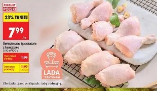 Świeża udo i podudzic z kurczaka Kraina Mięs