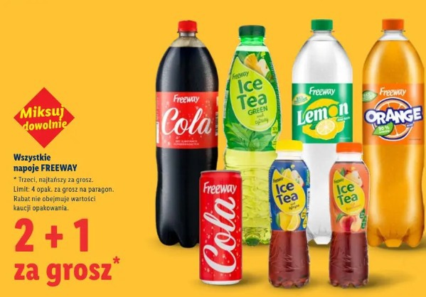 Wszystkie napoje Freeway