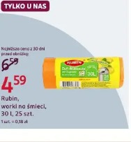 Rubin, worki na śmieci