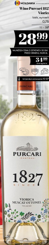 Wino Purcari 1827 Viorica