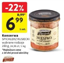 Konserwa Spichlerz Rusiecki mięsiwo