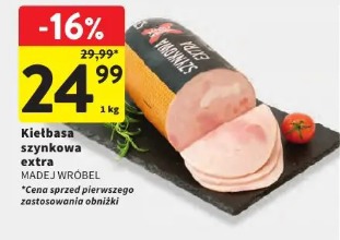 Kiełbasa szynkowa extra Madej Wróbel