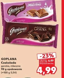 Goplana Czekolada gorzka, mleczna