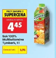 Sok 100% Multiwitamina Tymbark, 1 l