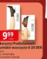 Skarpetki/podkolanówki damskie wzorzyste 8-20 DEN