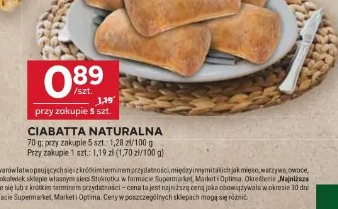Ciabatta naturalna