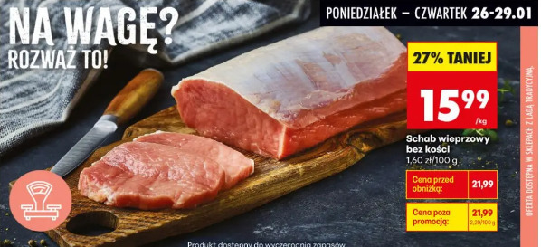 Schab wieprzowy bez kości