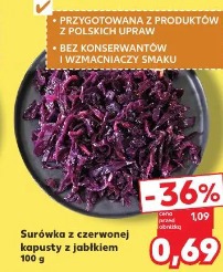 Surówka z czerwonej kapusty z jabłkiem