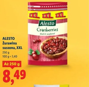 Alesto żurawina suszona, XXL