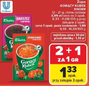 Zupa Gorący Kubek Knorr