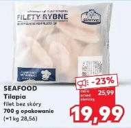 Seafood Tilapia filet bez skóry