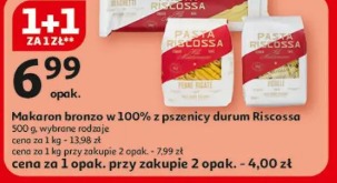 Makaron bronzo w 100% z pszenicy durum Riscossa
