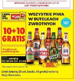 Wszystkie piwa w butelkach zwrotnych