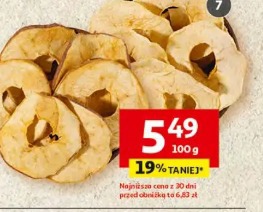 Chipsy lub frytki z jabłek Pola