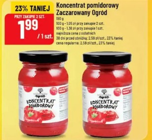 Koncentrat pomidorowy Zaczarowany Ogród