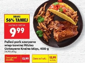 Pulled pork szarpana wieprzowina Wolno Gotowane Kraina Mięs