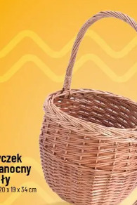 Koszyczek wielkanocny okrągły Wnuk