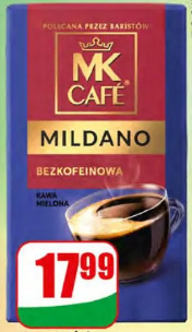 Kawa mielona bezkofeinowa Mildano MK Café