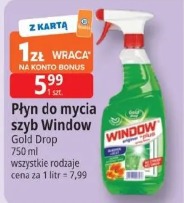 Płyn do mycia szyb Window Gold Drop