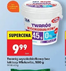 Twaróg wysokobiałkowy bez laktozy Mlekovita