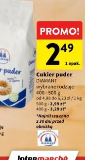 Cukier puder DIAMANT wybrane rodzaje