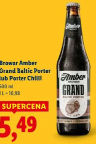 Browar Amber Grand Baltic Porter lub Porter Chilli