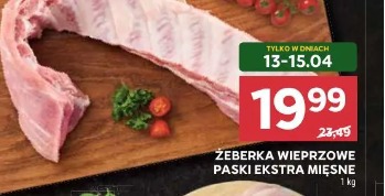 Żeberka wieprzowe paski ekstra mięsne