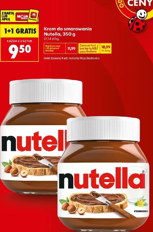 Krem do smarowania Nutella