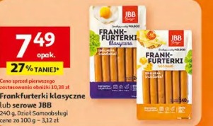 Frankfurterki klasyczne lub serowe JBB