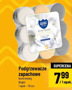 Podgrzewacze zapachowe białe kwiaty Bispol