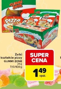 Żelki w kształcie pizzy GUMMI ZONE