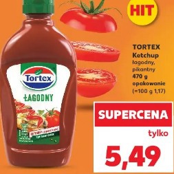 Tortex Ketchup łagodny, pikantny