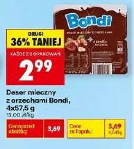 Deser mleczny z orzechami Bondi