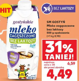SM Gostyńskie Mleko zagęszczone bez laktozy