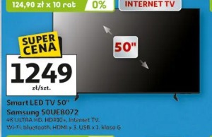 Smart LED TV 50" Samsung 50UE8072
