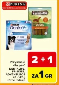 Przysmaki dla psa Dentalife, Friskies, Adventuros