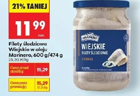 Filety śledziowe Wiejskie w oleju Marinero