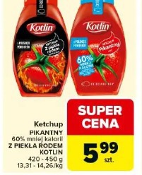Ketchup pikantny 60% mniej kalorii z piekła rodem Kotlin