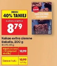 Kakao extra ciemne Bakello, 200 g