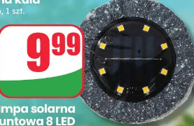 Lampa solarna gruntowa 8 LED