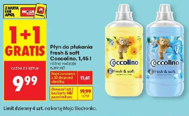 Płyn do płukania Fresh & Soft Coccolino, 1,45 l