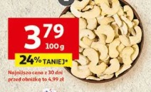 Orzechy nerkowca, połówki