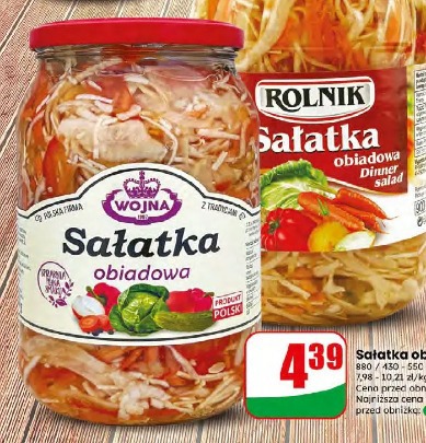 Sałatka obiadowa Wojna