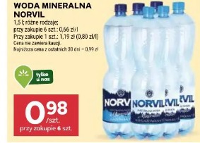 Woda mineralna Norvil