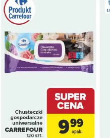 Carrefour chusteczki gospodarcze uniwersalne